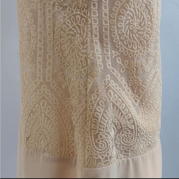 Doe & Rae Embroidered Halter Tank Top - S - Picture 5 of 10